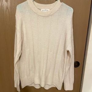NWOT XS H&M Cream Sweater
